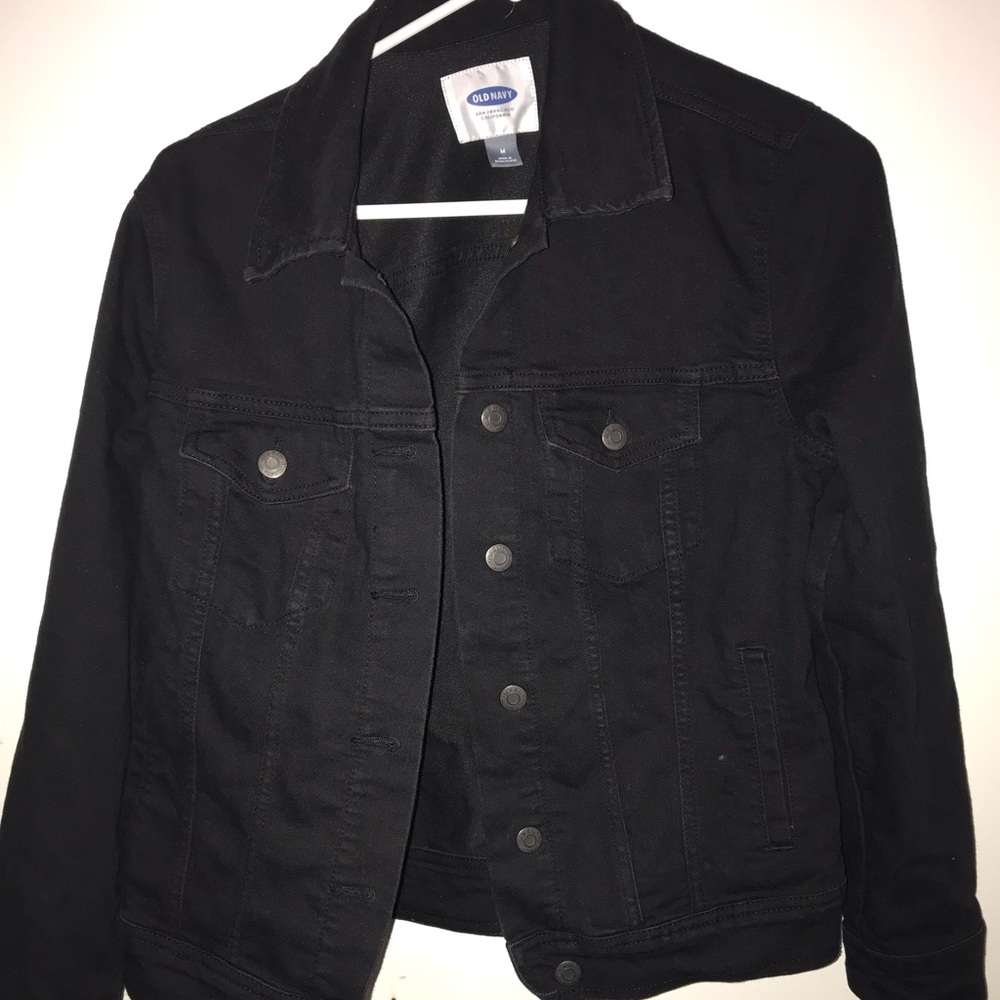 Old Navy Black Jean Jacket